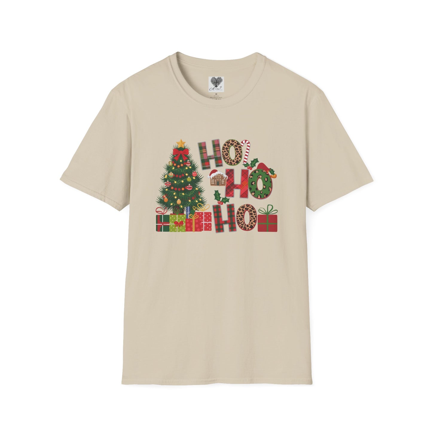 Merry Christmas HO HO HO - Unisex Softstyle T-Shirt