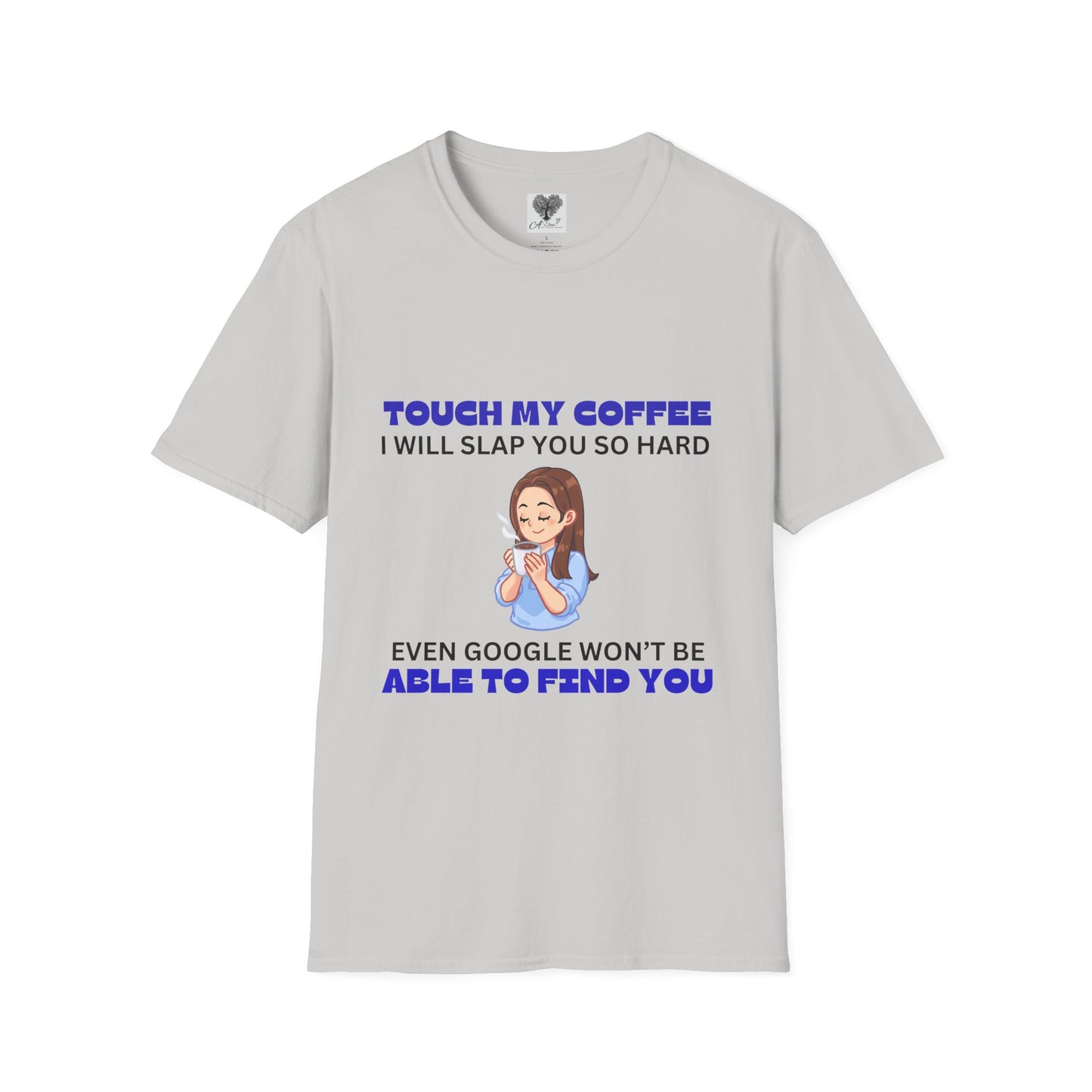 Coffee Blue Unisex Softstyle T-Shirt
