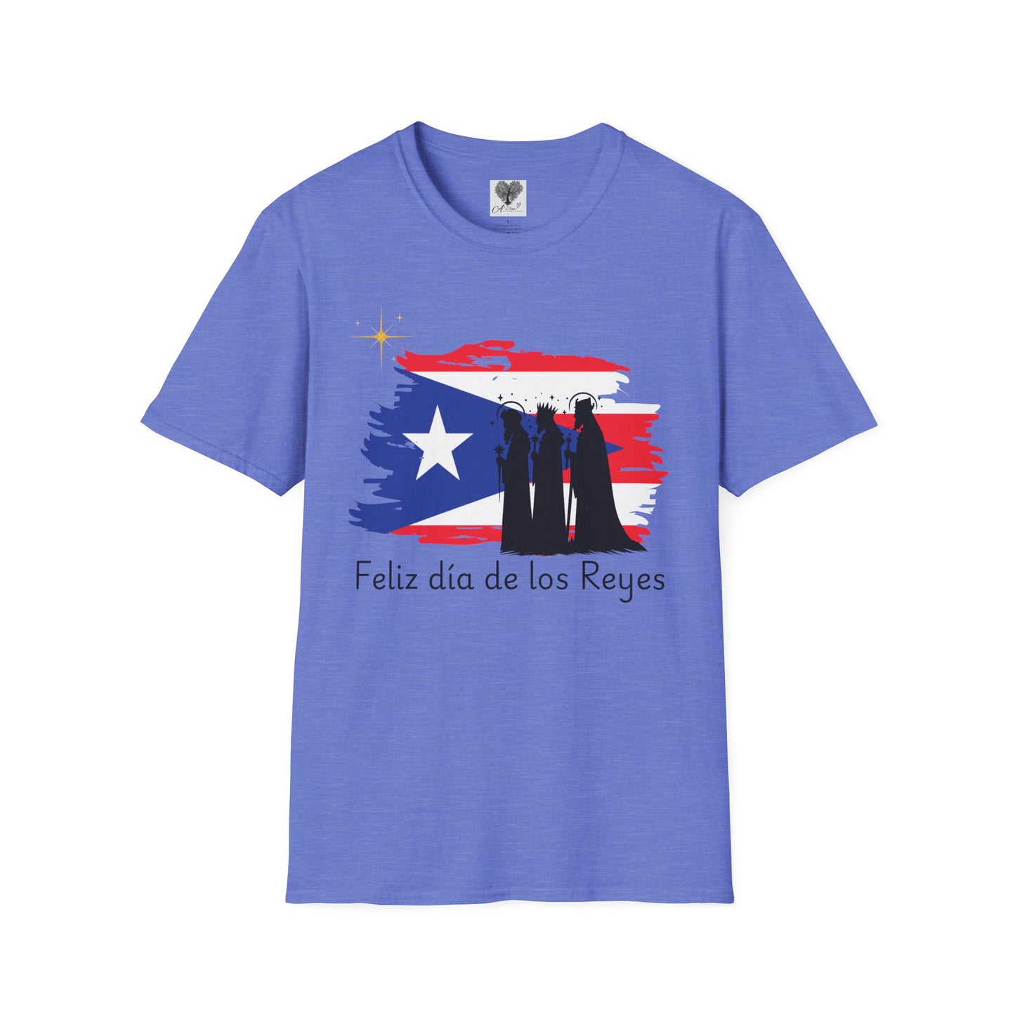 Feliz Dia de los Reyes (Bandera) - Unisex Softstyle T-Shirt