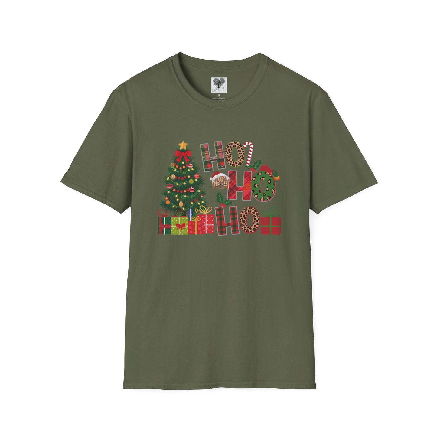 Merry Christmas HO HO HO - Unisex Softstyle T-Shirt