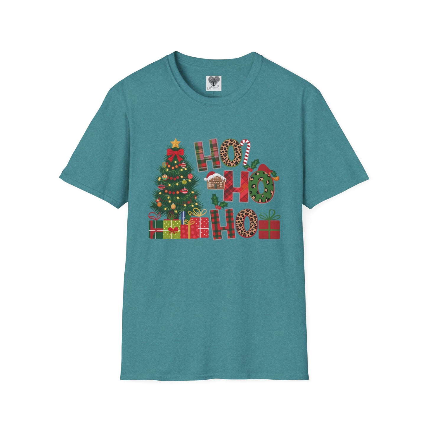Merry Christmas HO HO HO - Unisex Softstyle T-Shirt