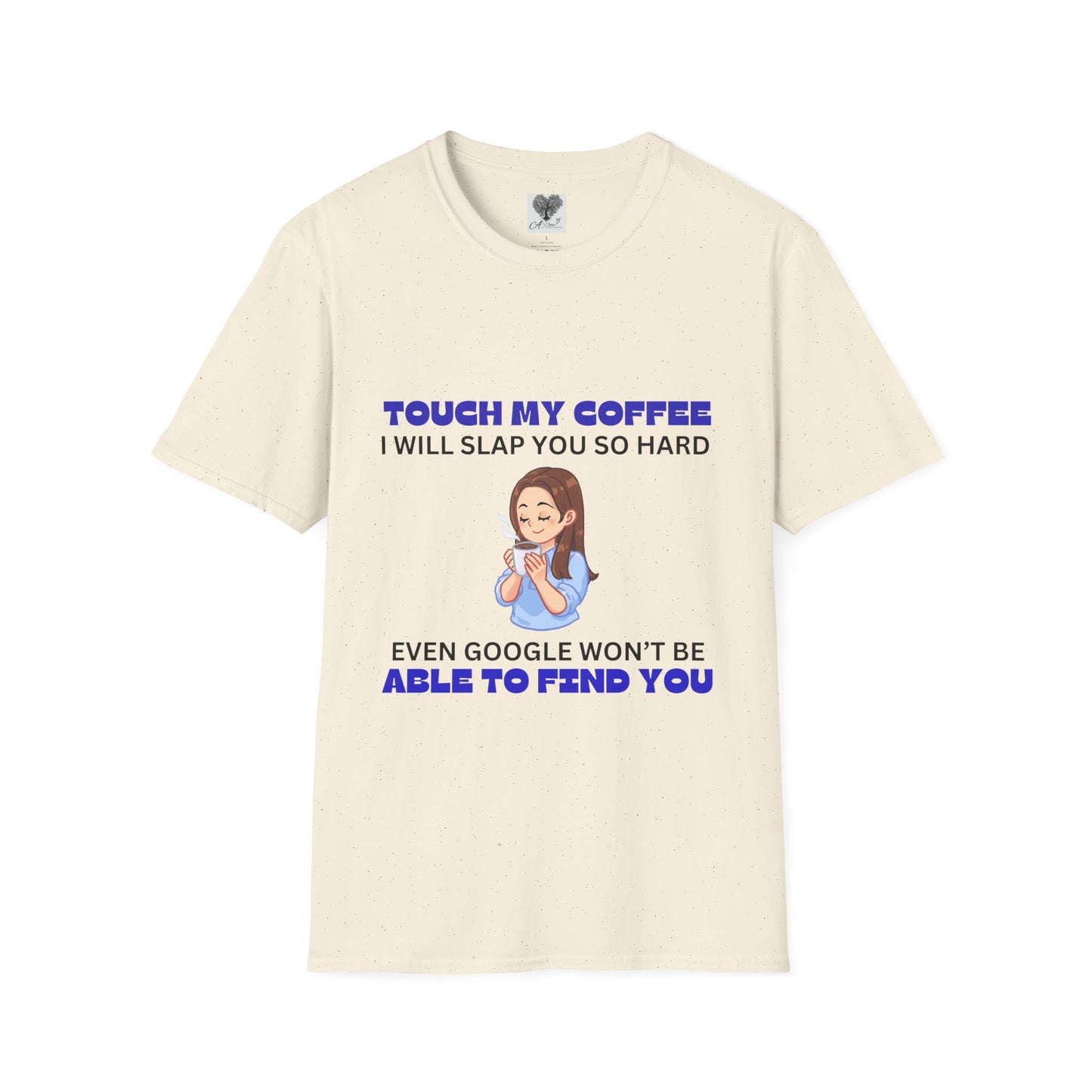 Coffee Blue Unisex Softstyle T-Shirt