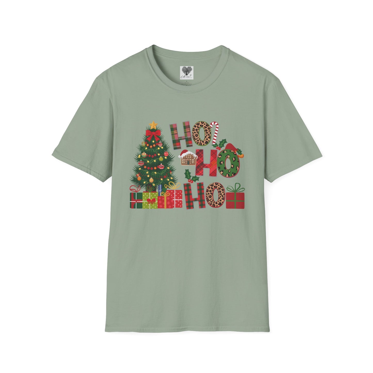 Merry Christmas HO HO HO - Unisex Softstyle T-Shirt