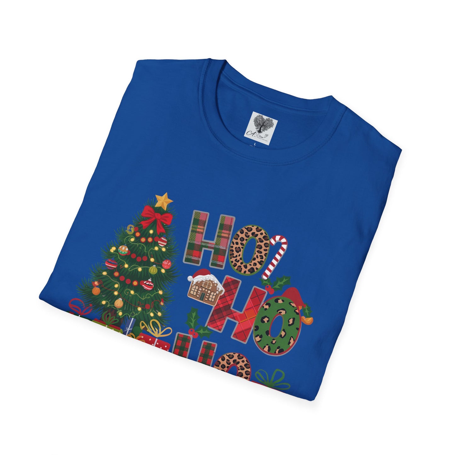 Merry Christmas HO HO HO - Unisex Softstyle T-Shirt