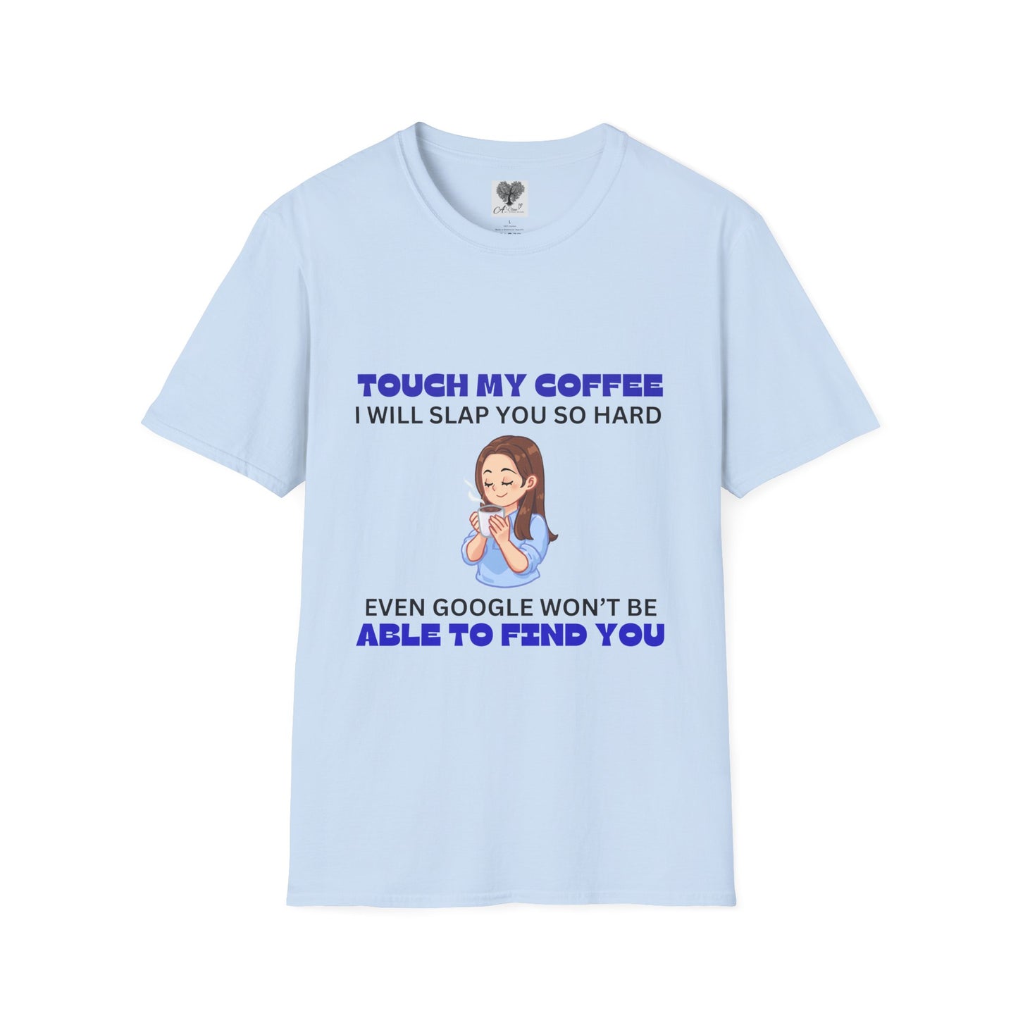 Coffee Blue Unisex Softstyle T-Shirt