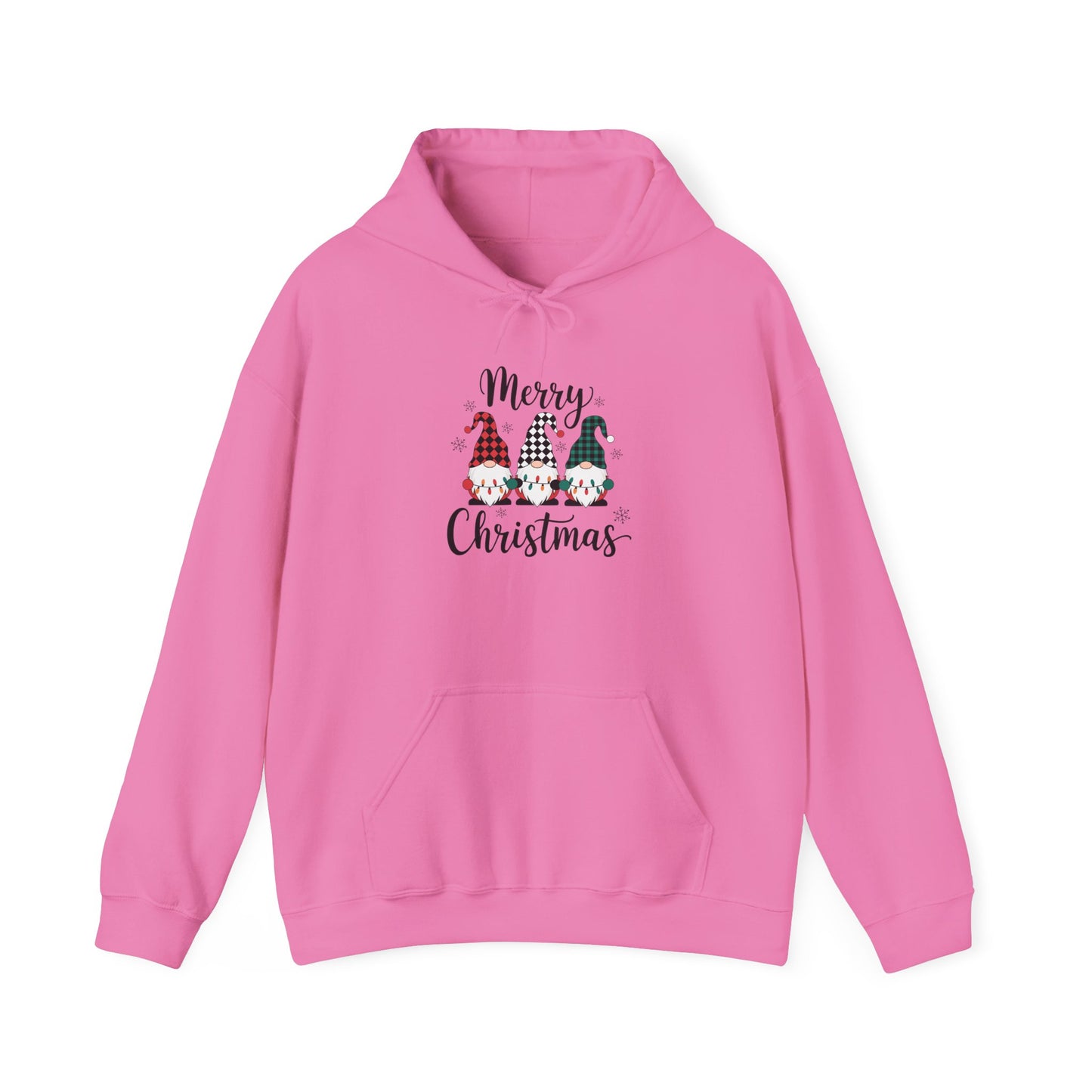 Merry Christmas 3elfs- Unisex Hoodie for Fall Celebrations