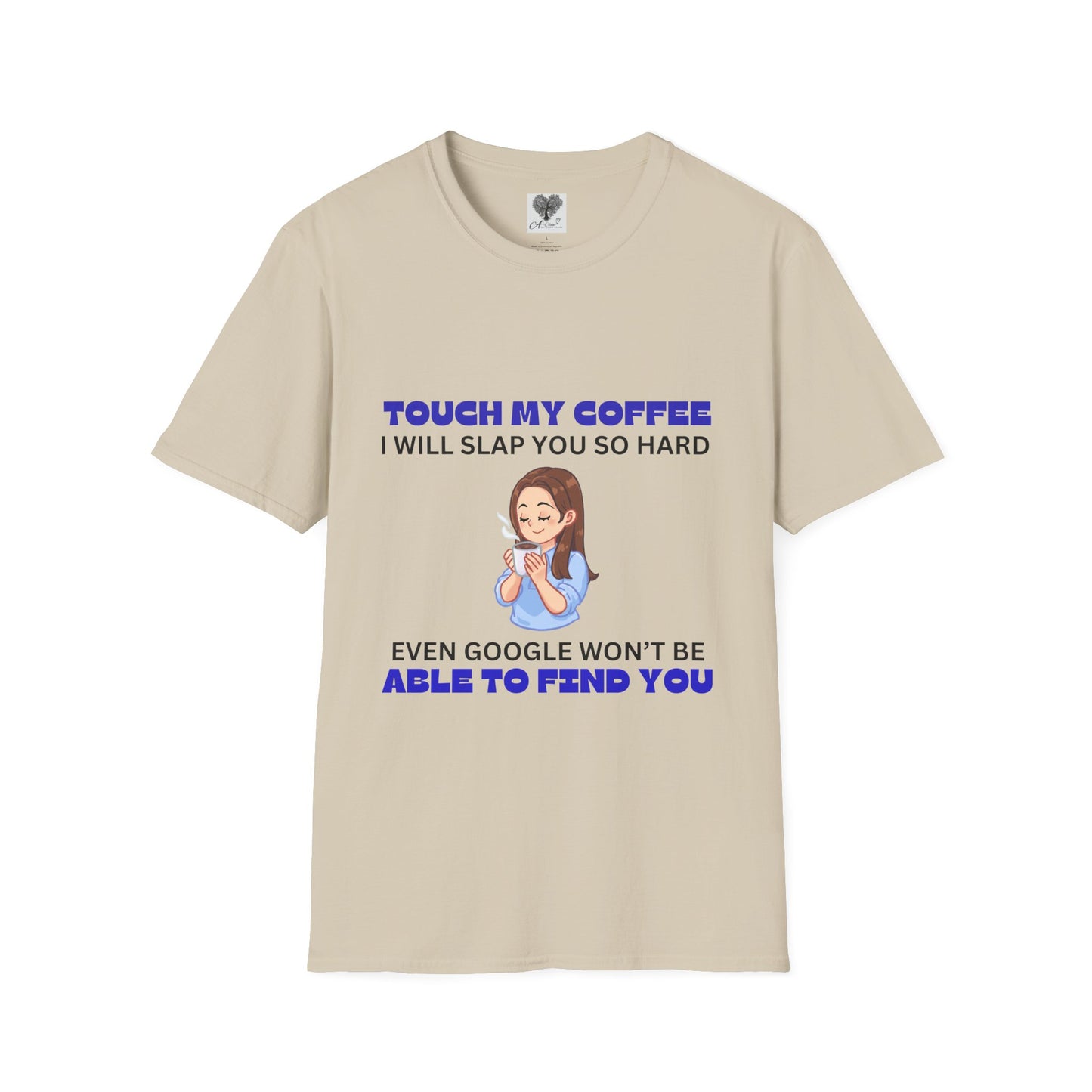 Coffee Blue Unisex Softstyle T-Shirt