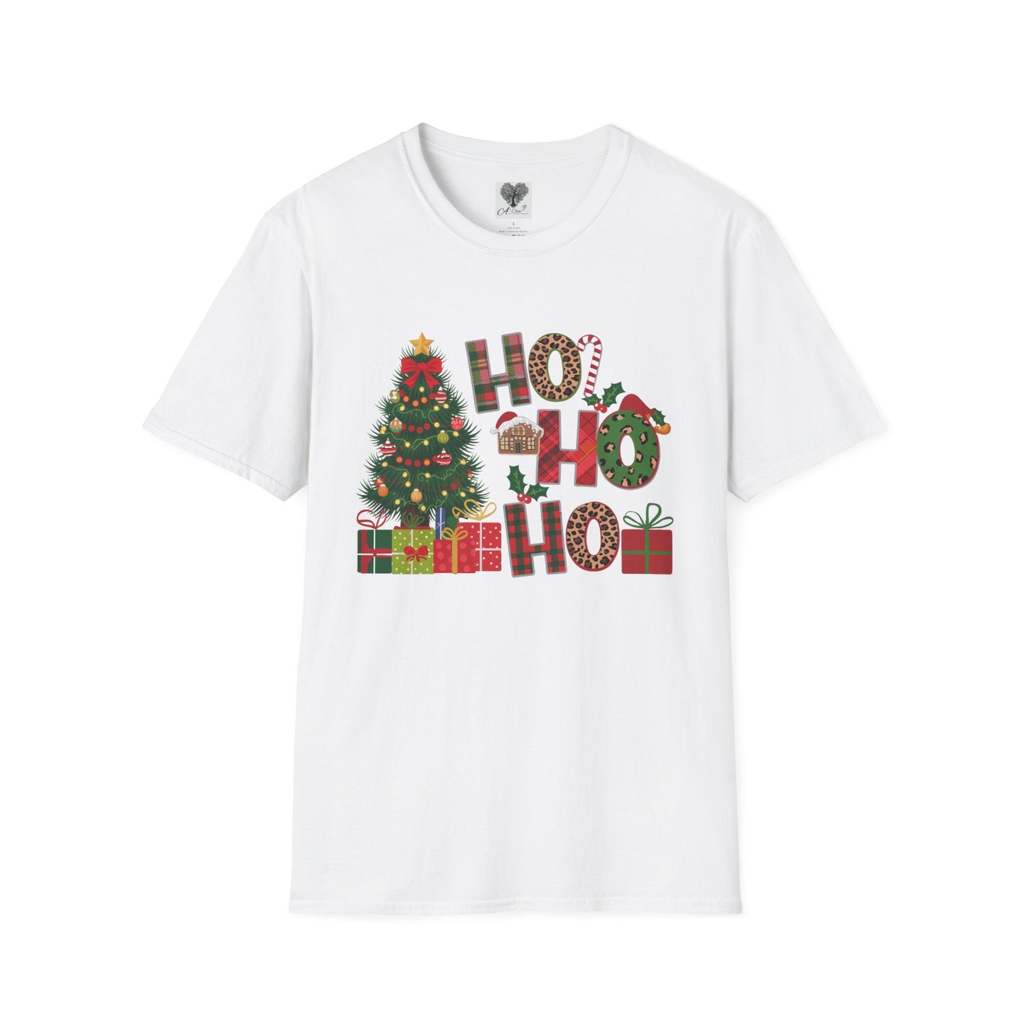 Merry Christmas HO HO HO - Unisex Softstyle T-Shirt