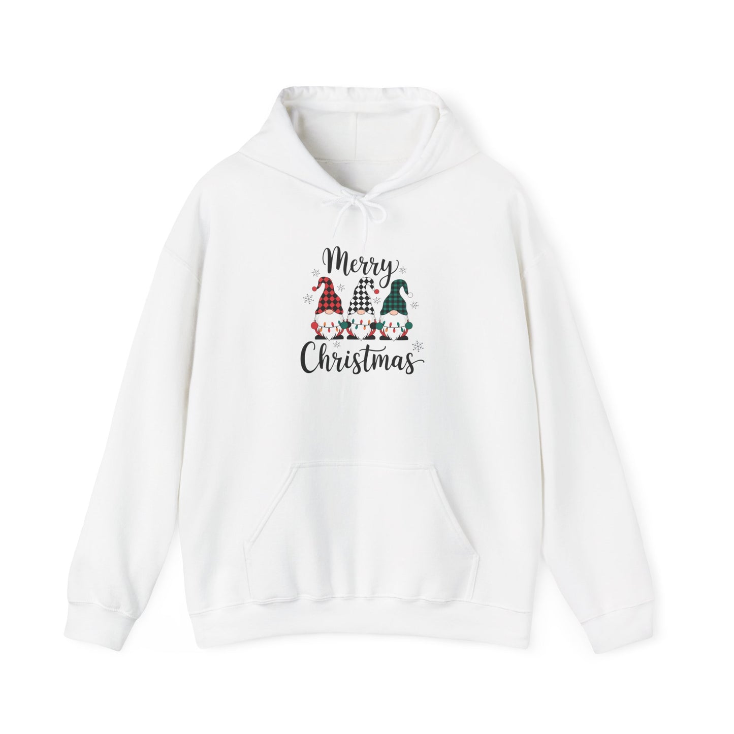 Merry Christmas 3elfs- Unisex Hoodie for Fall Celebrations