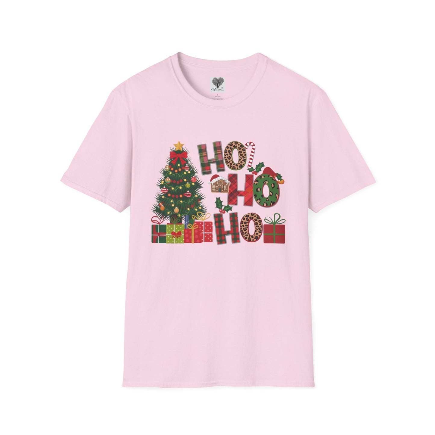 Merry Christmas HO HO HO - Unisex Softstyle T-Shirt