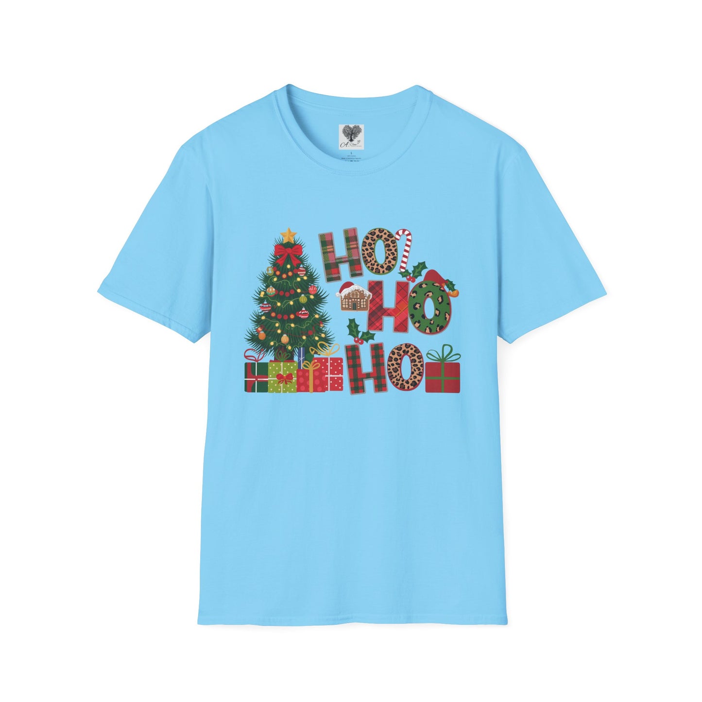 Merry Christmas HO HO HO - Unisex Softstyle T-Shirt