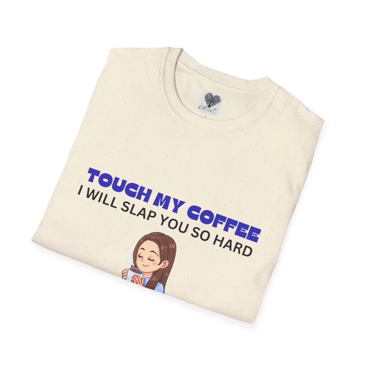 Coffee Blue Unisex Softstyle T-Shirt