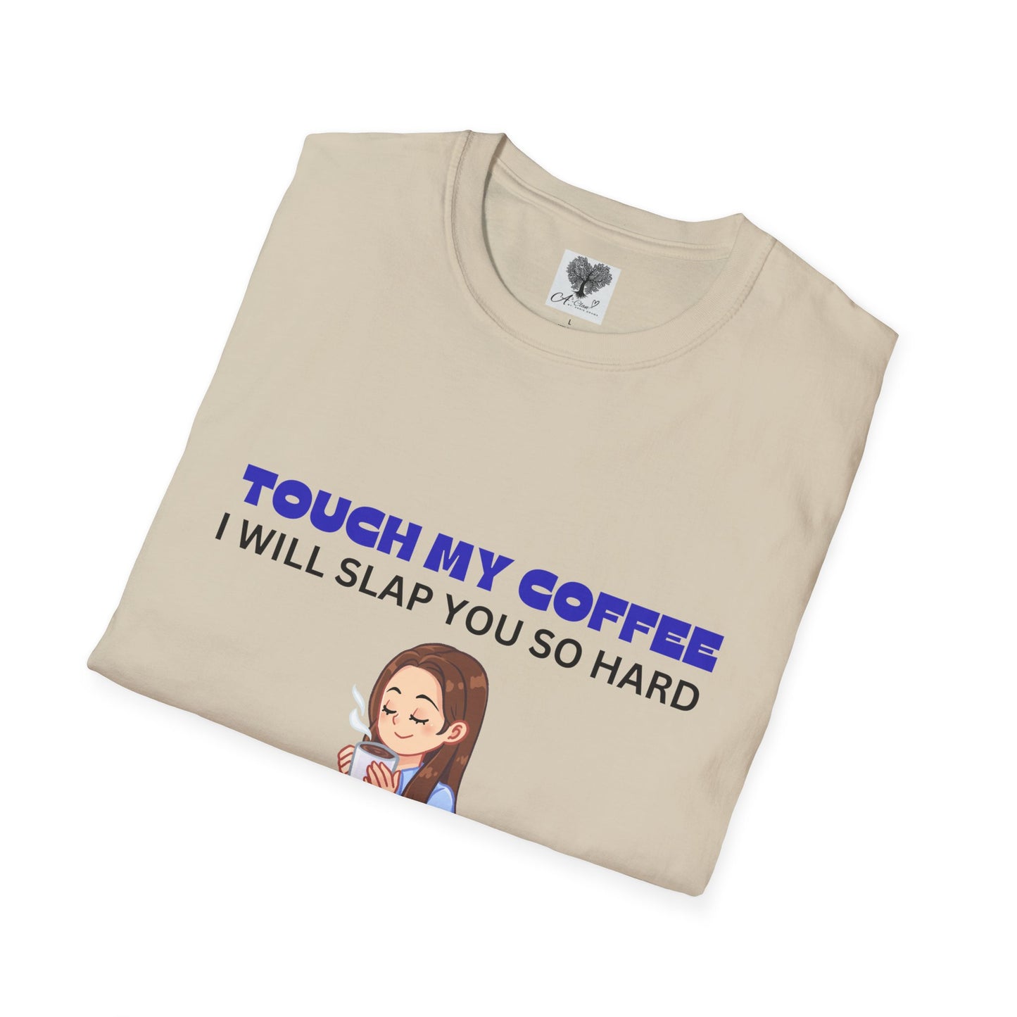 Coffee Blue Unisex Softstyle T-Shirt