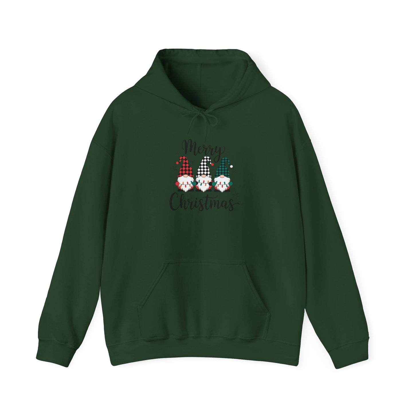 Merry Christmas 3elfs- Unisex Hoodie for Fall Celebrations