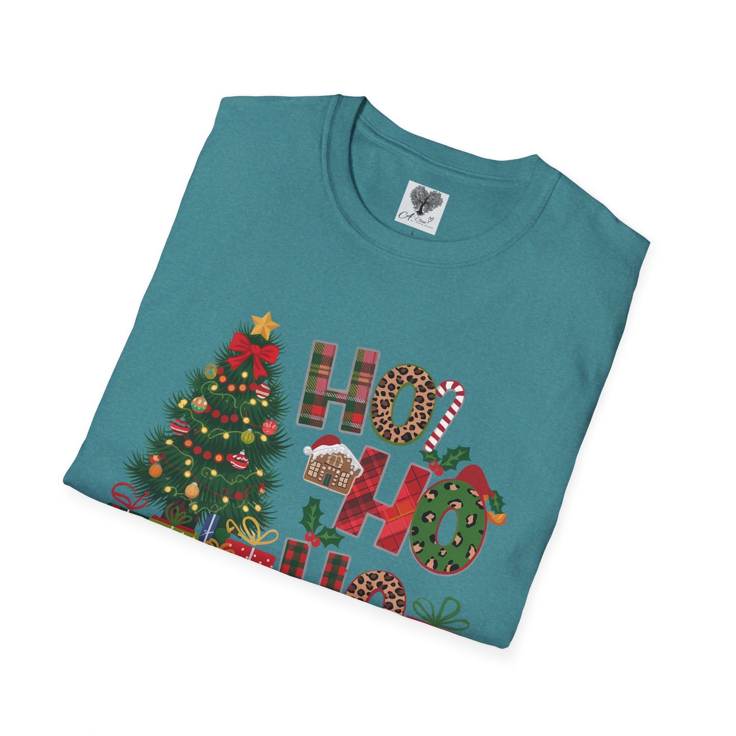 Merry Christmas HO HO HO - Unisex Softstyle T-Shirt