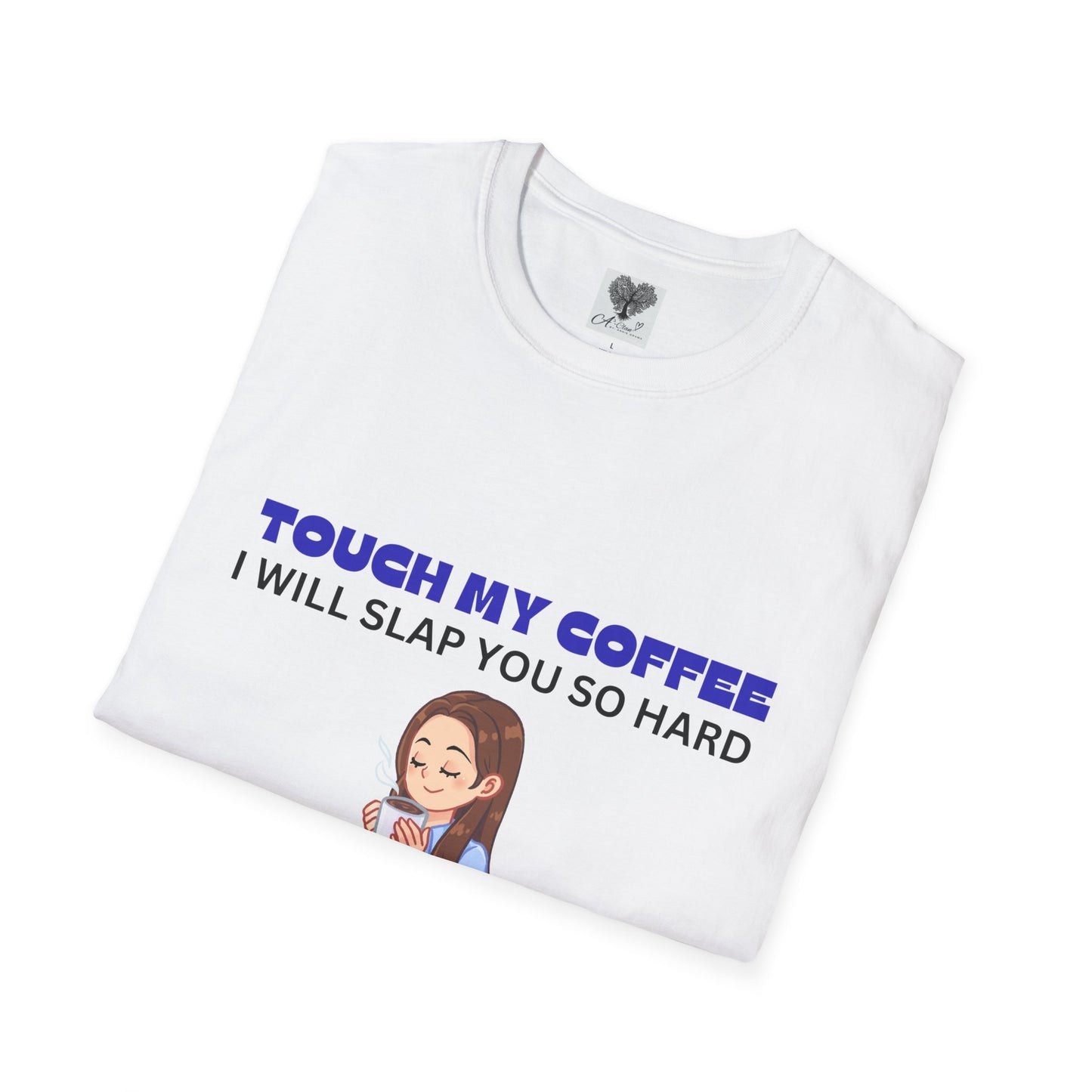 Coffee Blue Unisex Softstyle T-Shirt