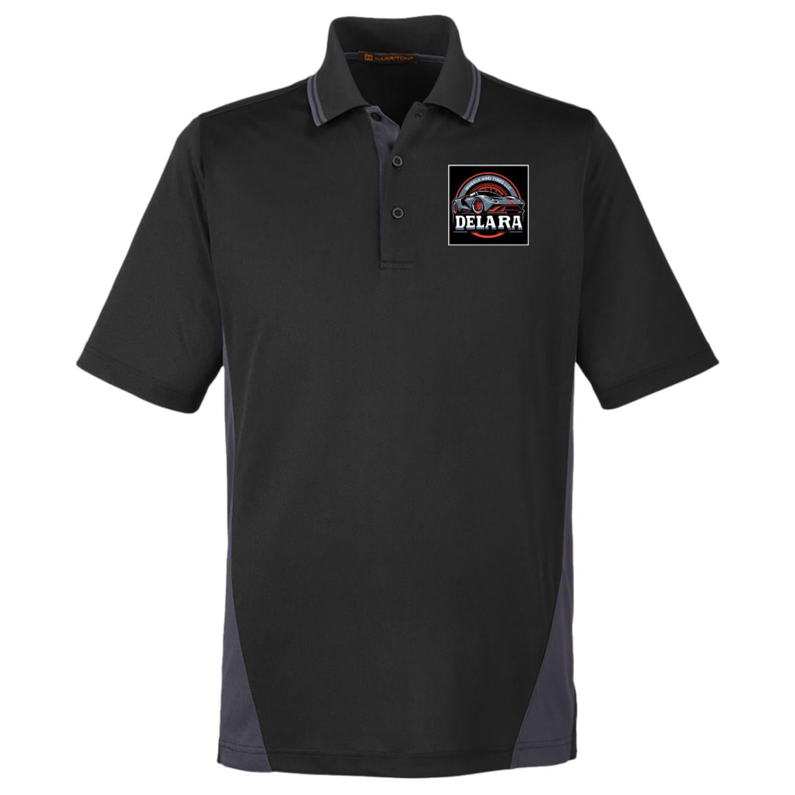 M386 Harriton Flash Plus IL Colorblock Polo