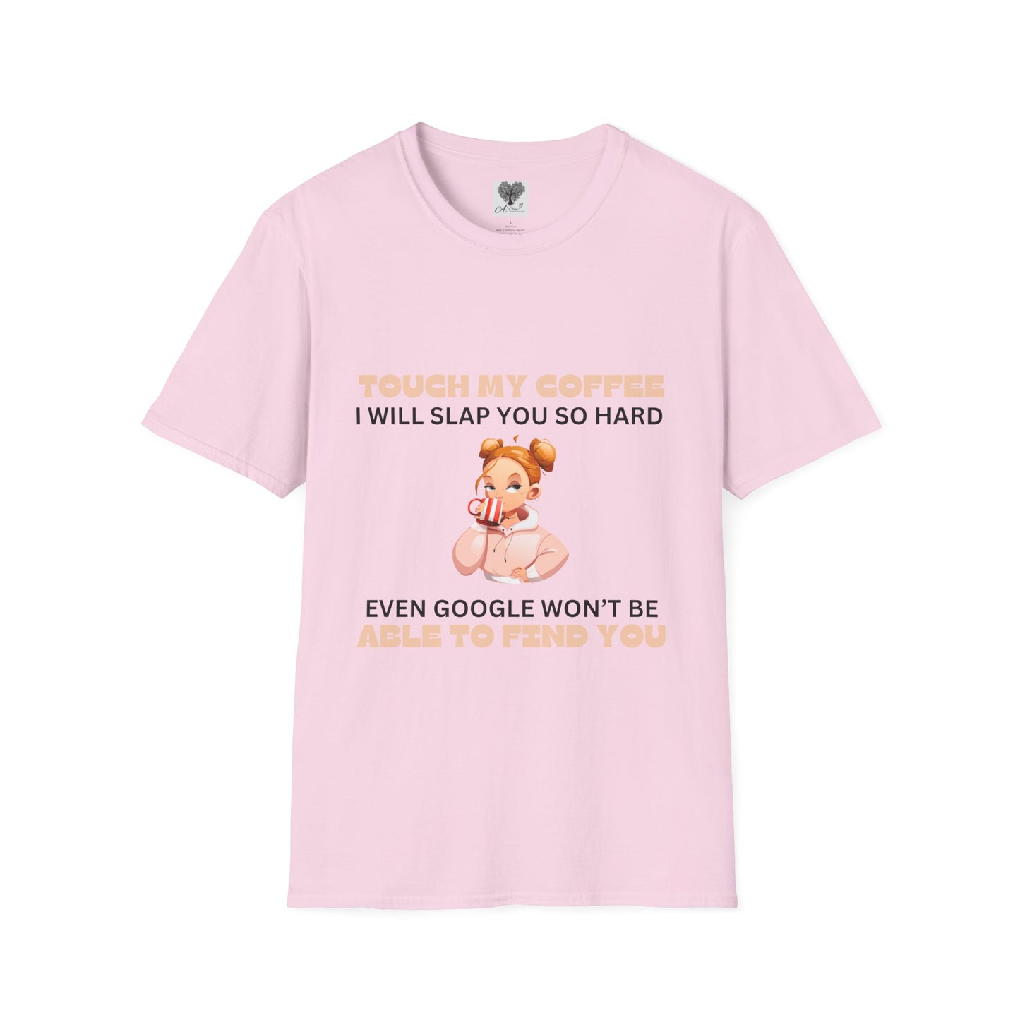 Coffee - Girly Unisex Softstyle T-Shirt