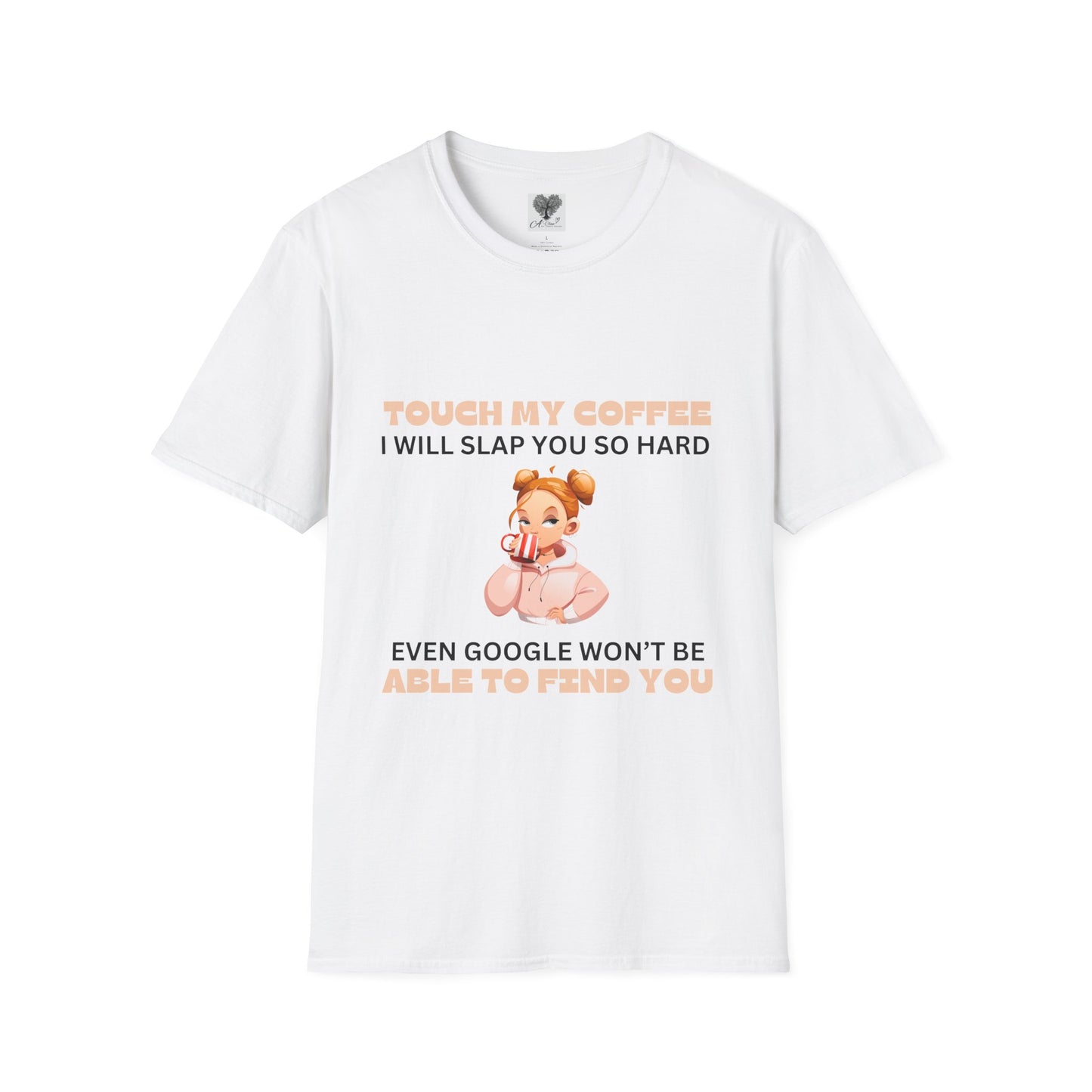 Coffee - Girly Unisex Softstyle T-Shirt