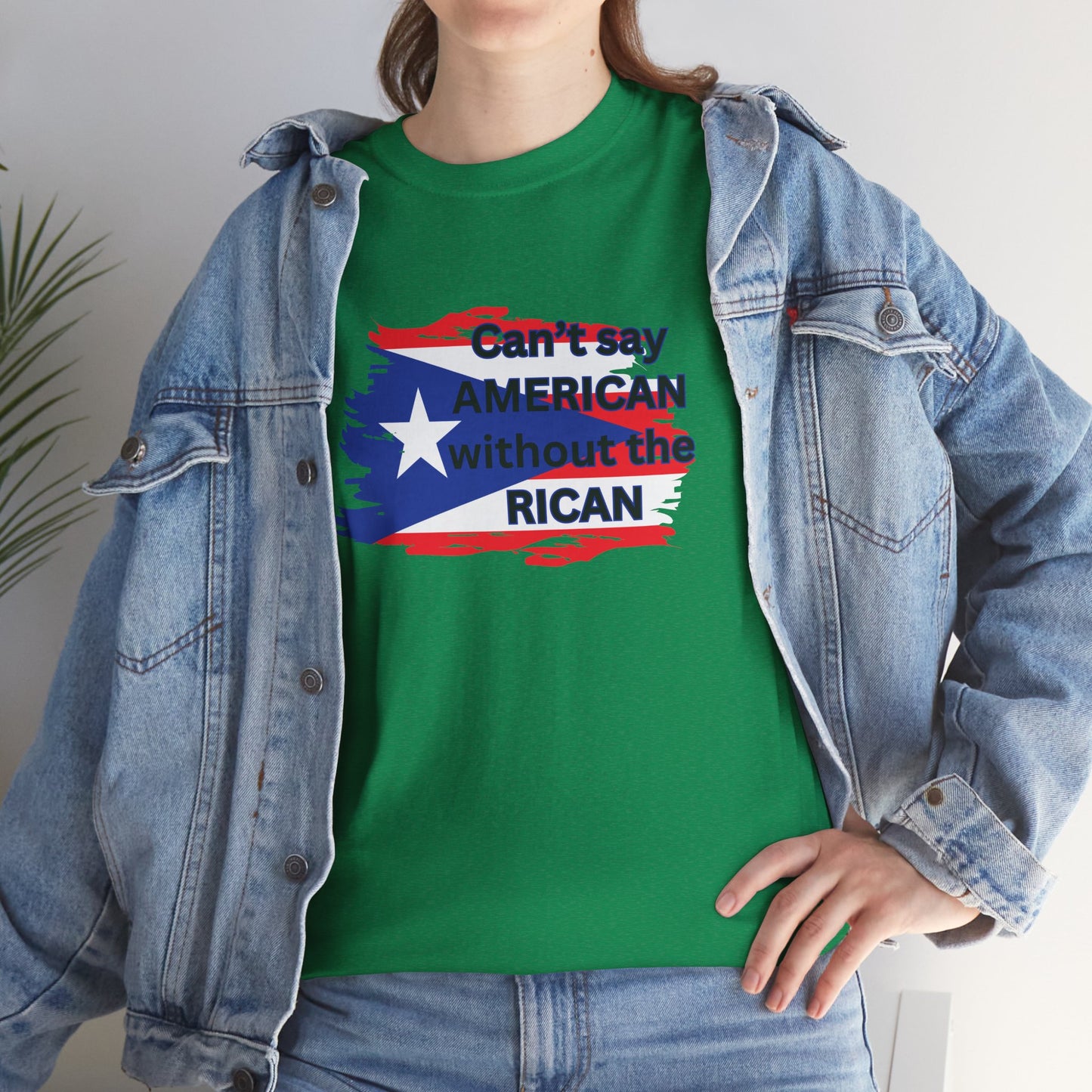 You can't say AMERICA - Unisex Heavy Cotton Tee