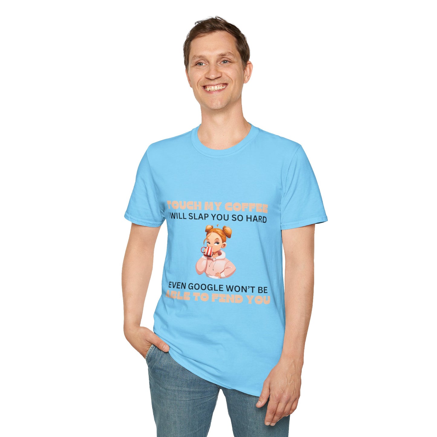 Coffee - Girly Unisex Softstyle T-Shirt
