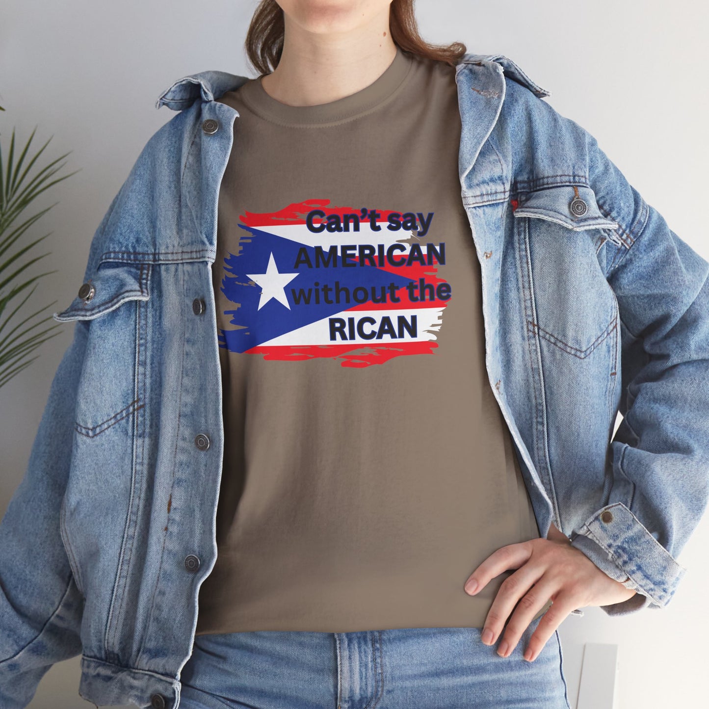 You can't say AMERICA - Unisex Heavy Cotton Tee