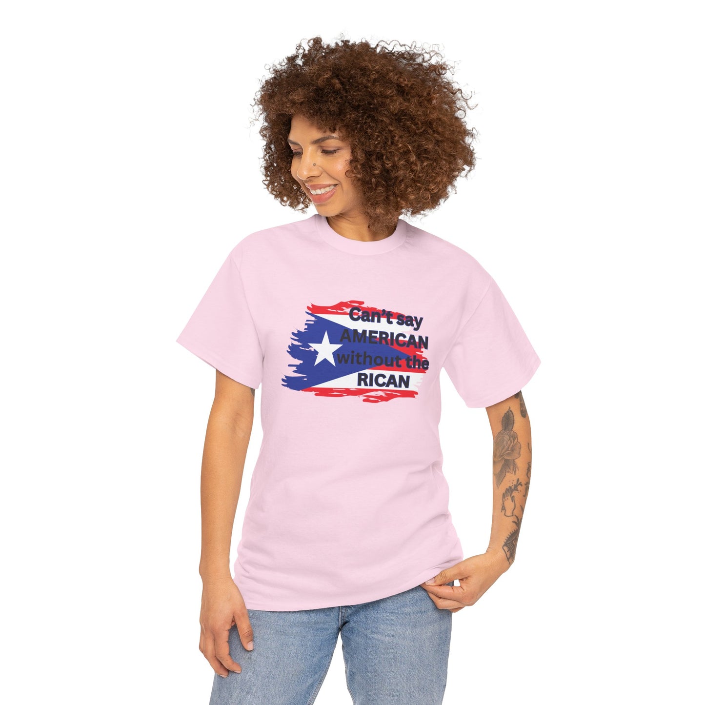 You can't say AMERICA - Unisex Heavy Cotton Tee