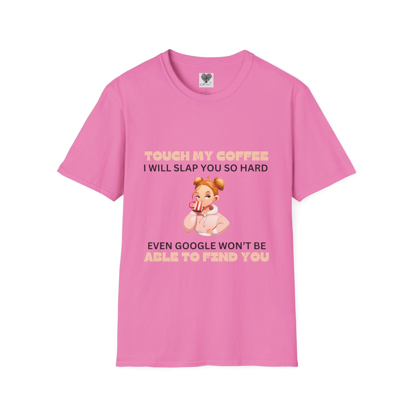 Coffee - Girly Unisex Softstyle T-Shirt