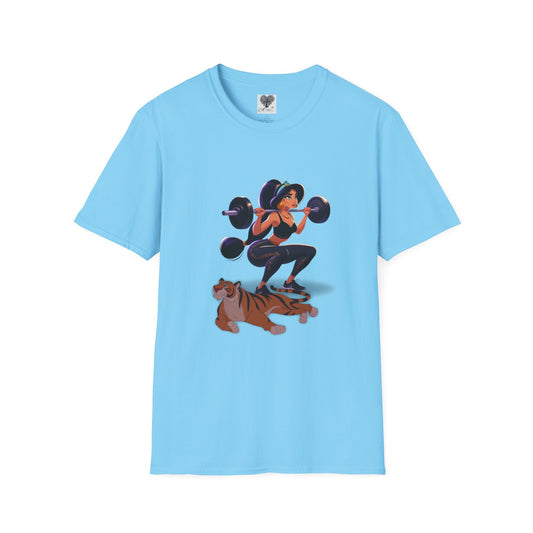 Jasmine in action - Unisex Softstyle T-Shirt