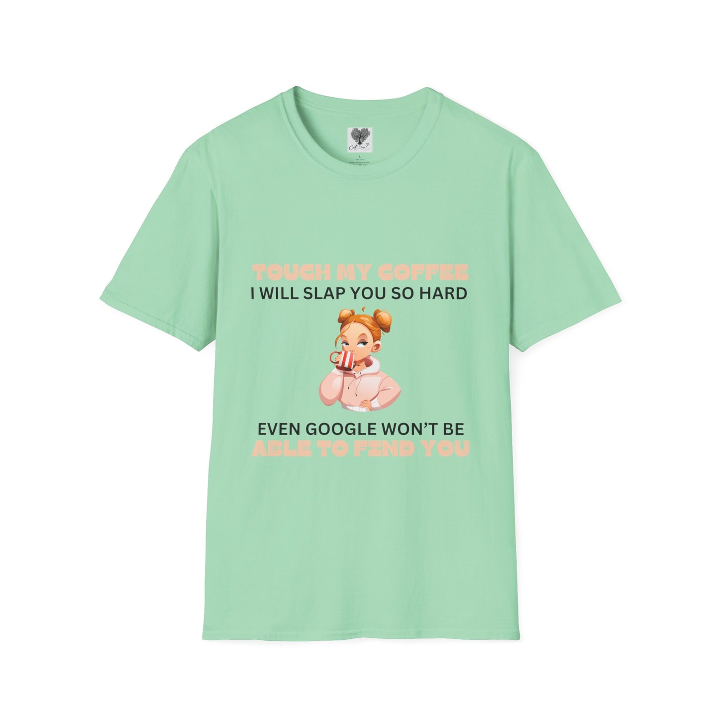 Coffee - Girly Unisex Softstyle T-Shirt