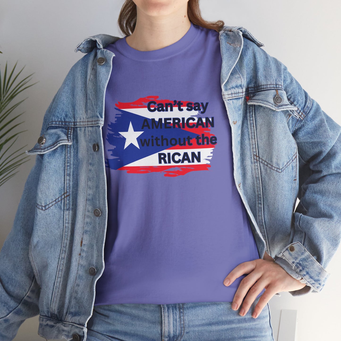 You can't say AMERICA - Unisex Heavy Cotton Tee