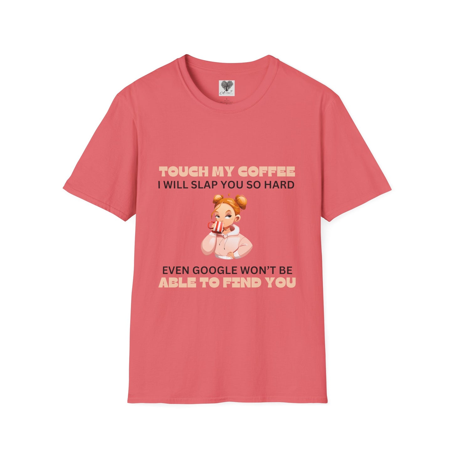Coffee - Girly Unisex Softstyle T-Shirt