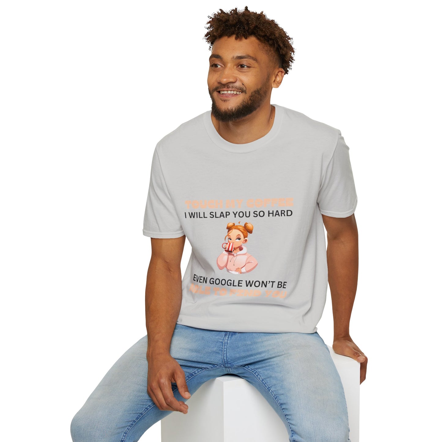 Coffee - Girly Unisex Softstyle T-Shirt