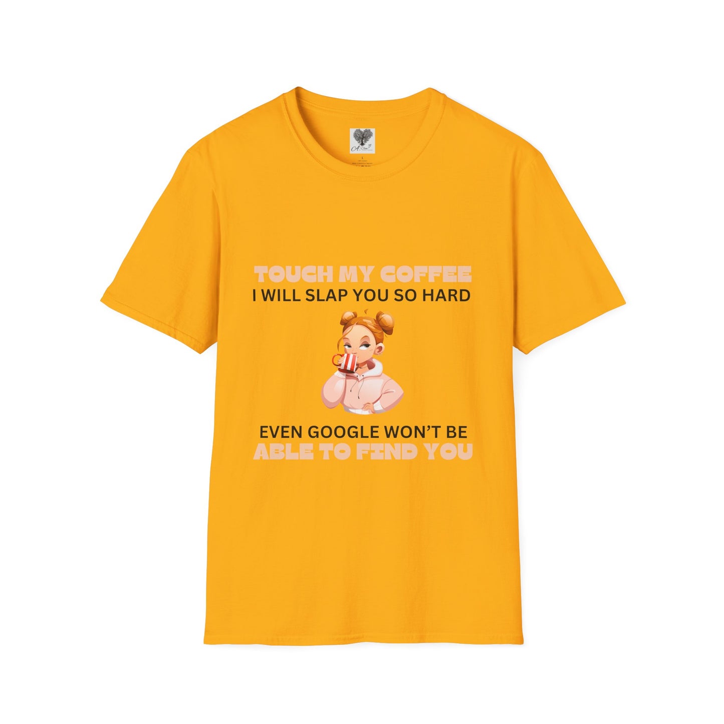 Coffee - Girly Unisex Softstyle T-Shirt