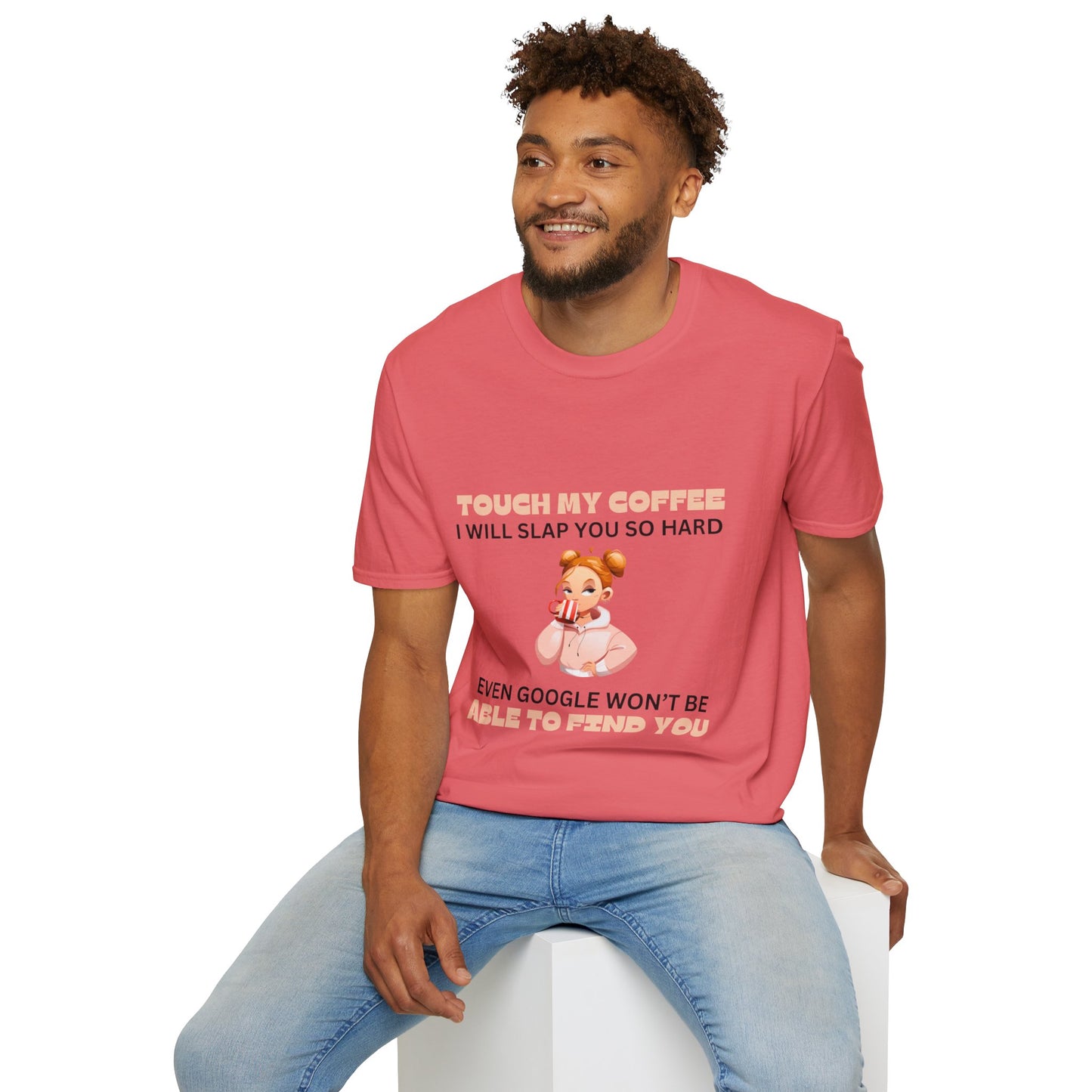 Coffee - Girly Unisex Softstyle T-Shirt