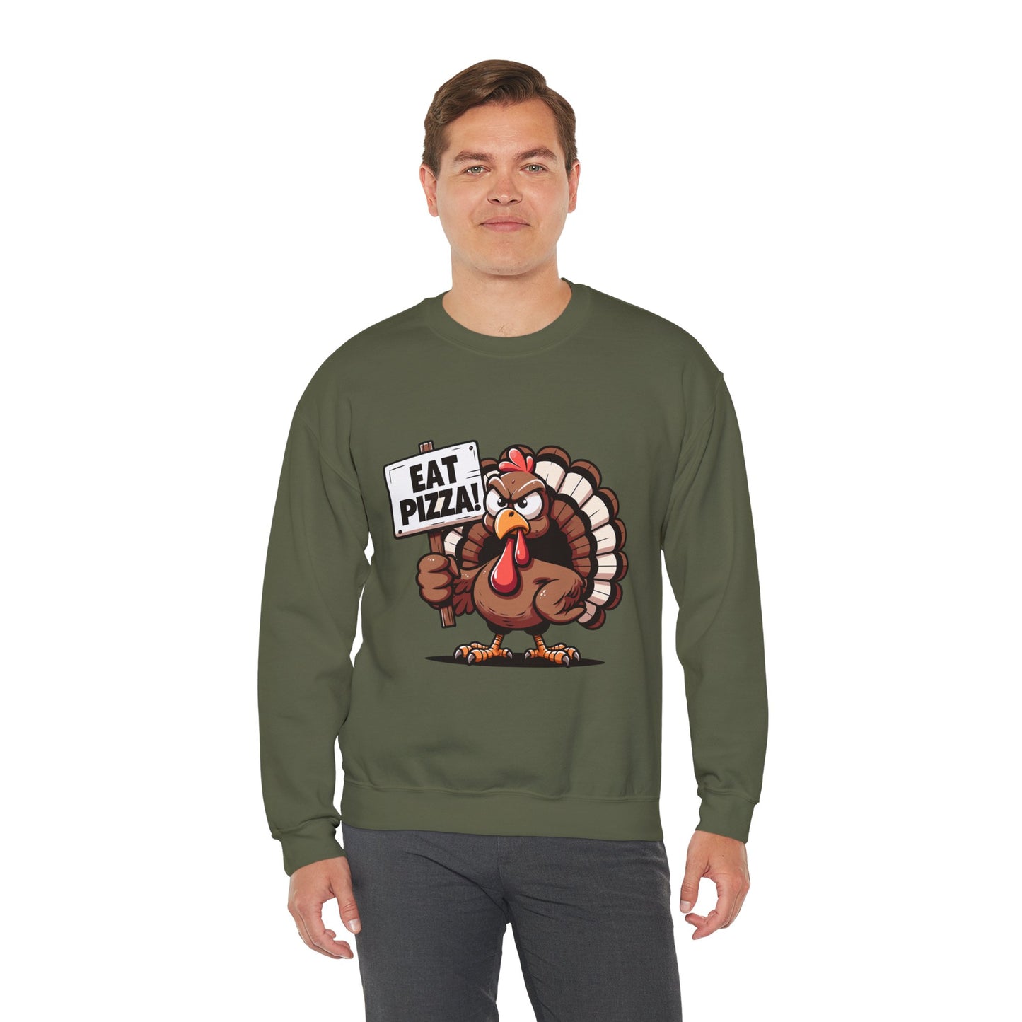 Eat pizza - Unisex Heavy Blend™ Crewneck Sweatshirt