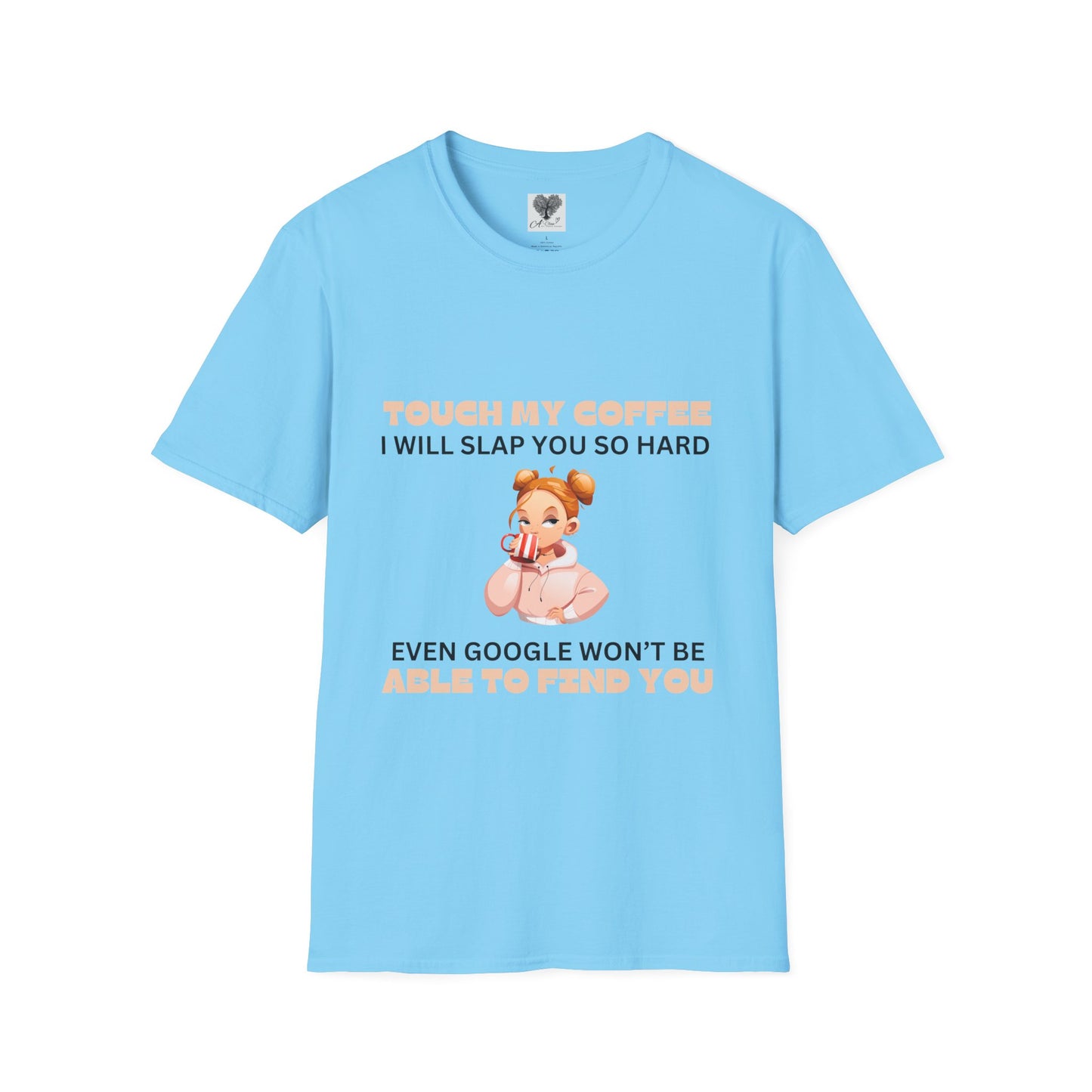 Coffee - Girly Unisex Softstyle T-Shirt