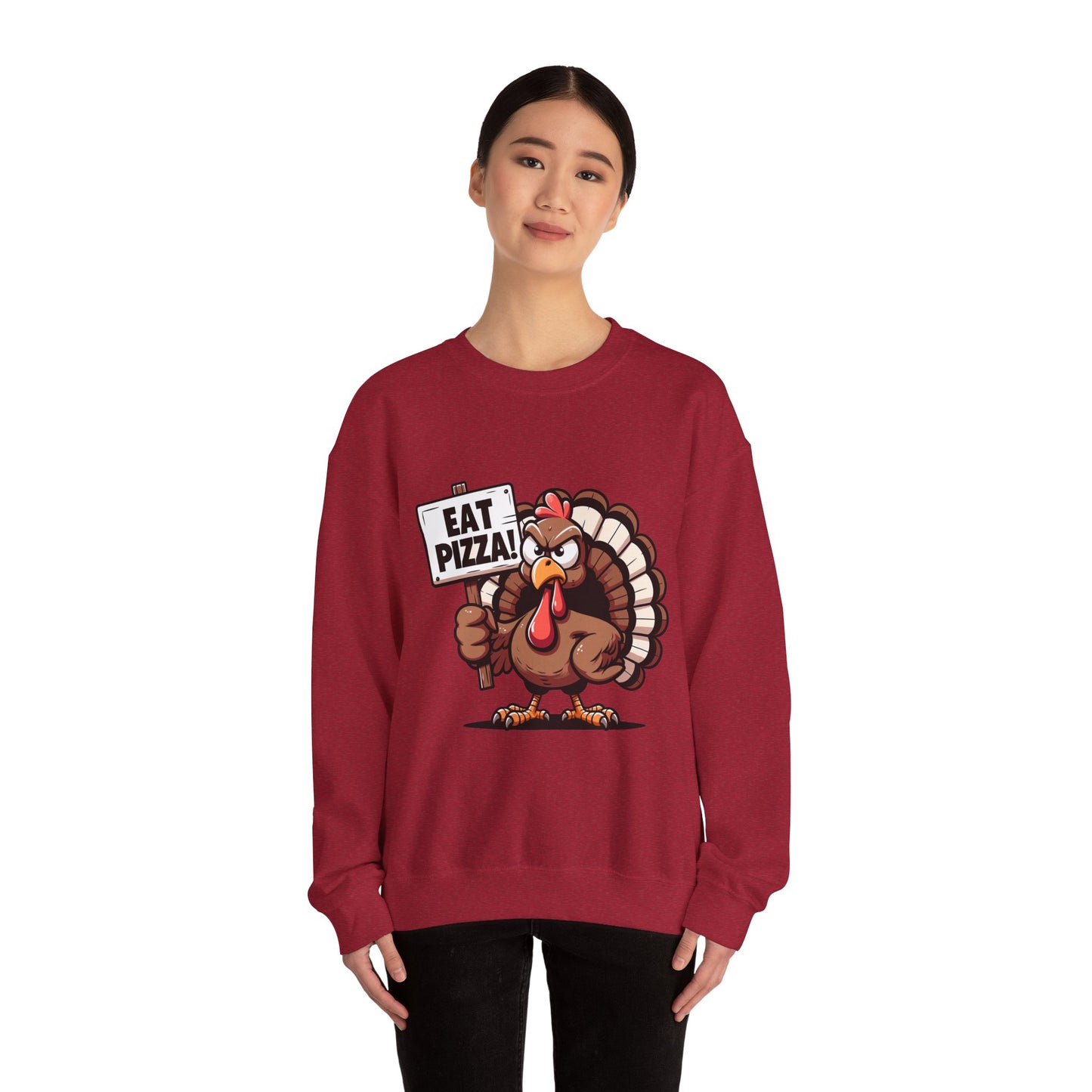 Eat pizza - Unisex Heavy Blend™ Crewneck Sweatshirt