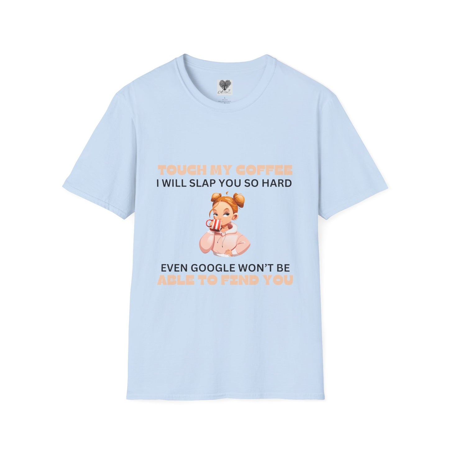 Coffee - Girly Unisex Softstyle T-Shirt