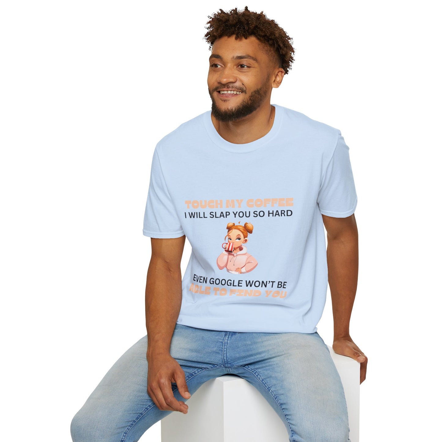 Coffee - Girly Unisex Softstyle T-Shirt