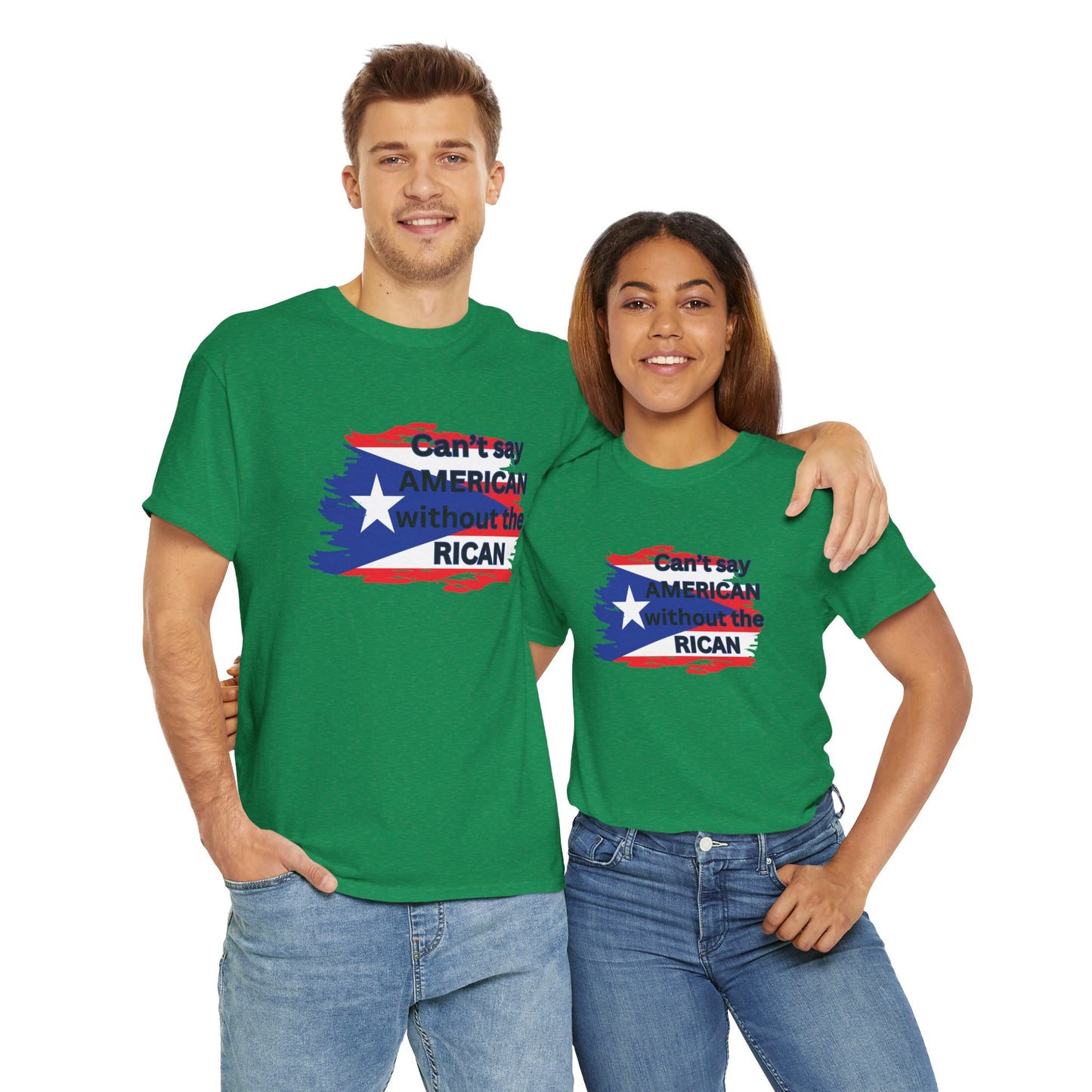 You can't say AMERICA - Unisex Heavy Cotton Tee