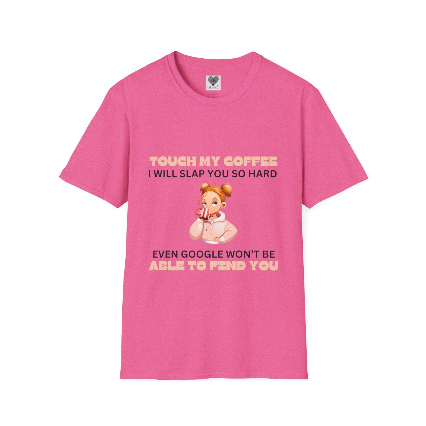 Coffee - Girly Unisex Softstyle T-Shirt