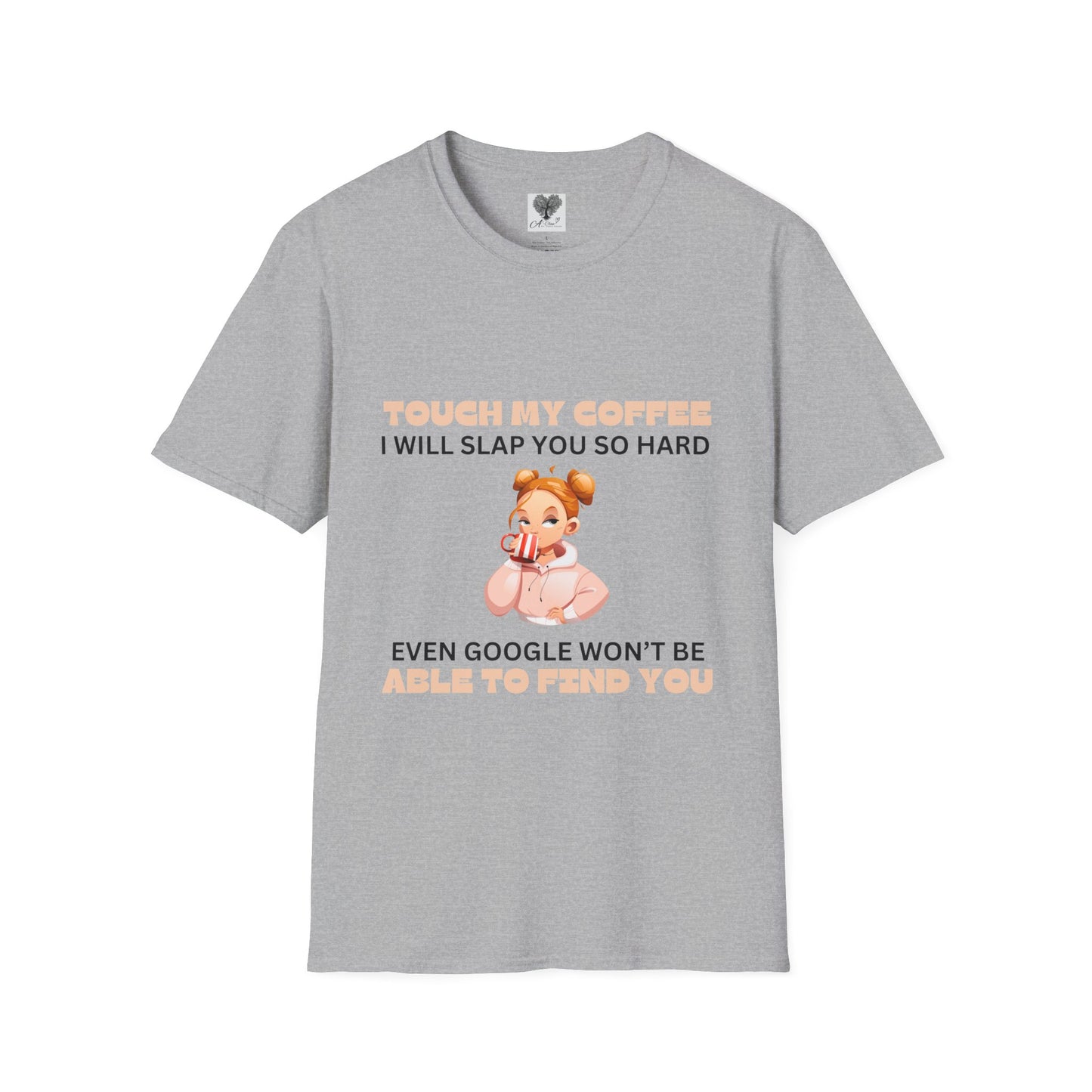 Coffee - Girly Unisex Softstyle T-Shirt