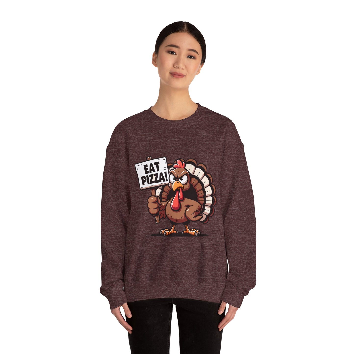 Eat pizza - Unisex Heavy Blend™ Crewneck Sweatshirt