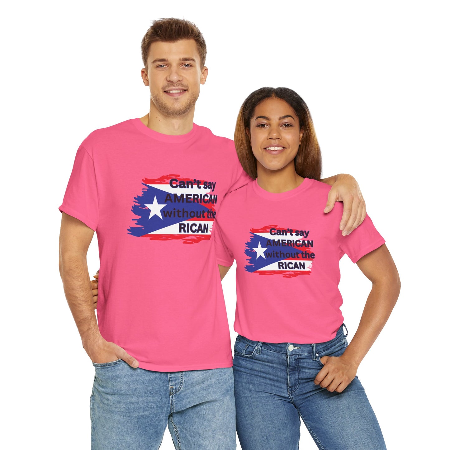 You can't say AMERICA - Unisex Heavy Cotton Tee