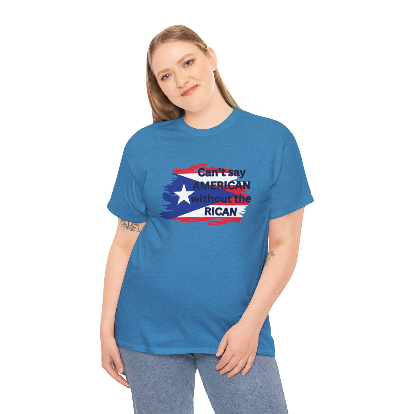 You can't say AMERICA - Unisex Heavy Cotton Tee