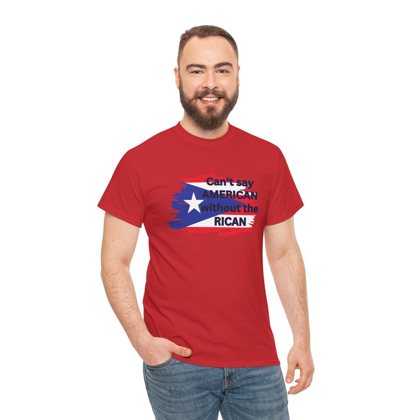 You can't say AMERICA - Unisex Heavy Cotton Tee