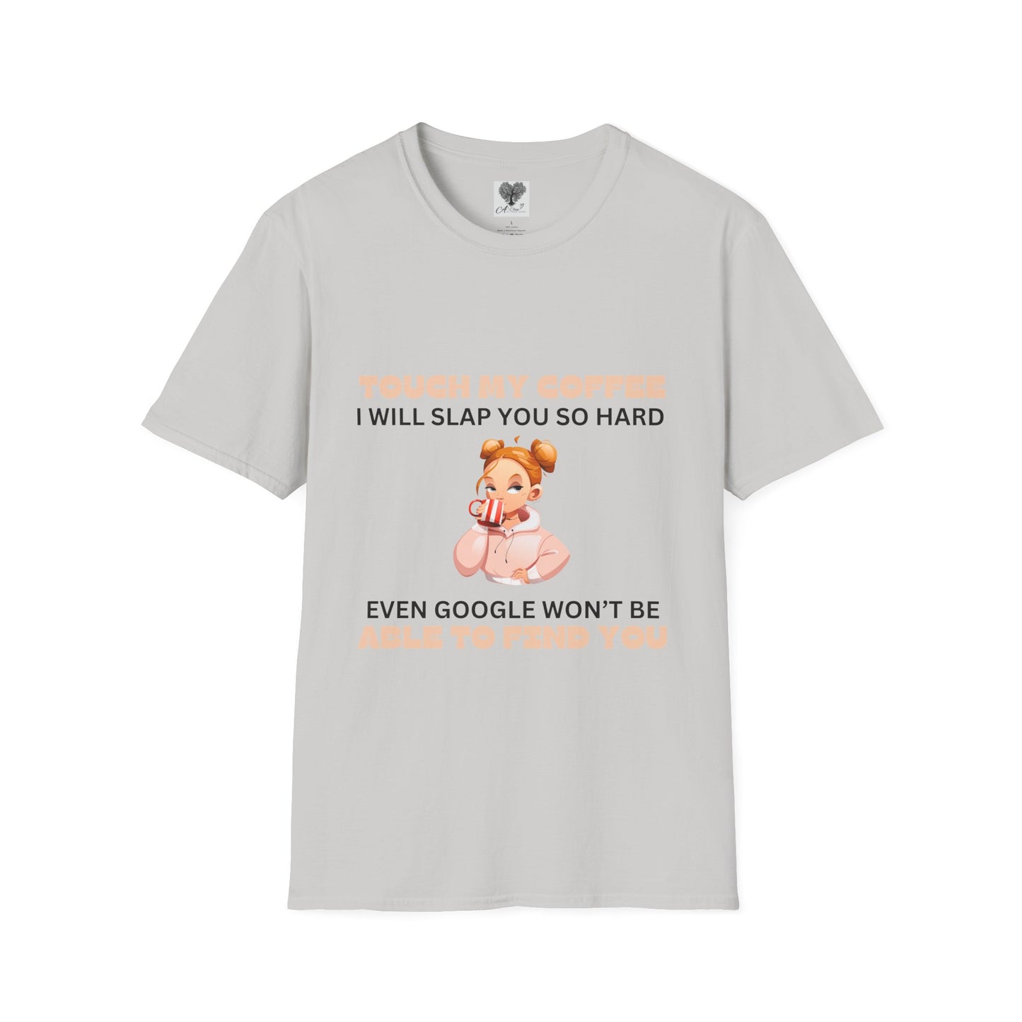 Coffee - Girly Unisex Softstyle T-Shirt