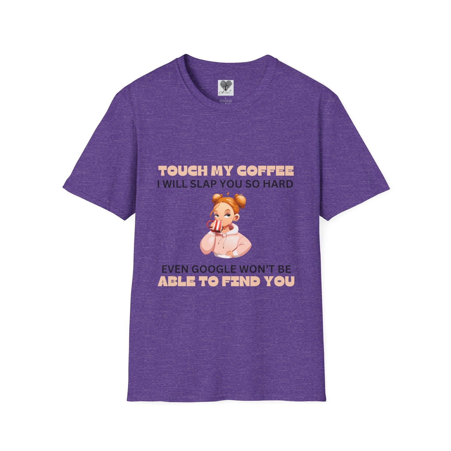 Coffee - Girly Unisex Softstyle T-Shirt